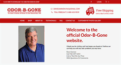 Desktop Screenshot of odorbgoneproducts.com